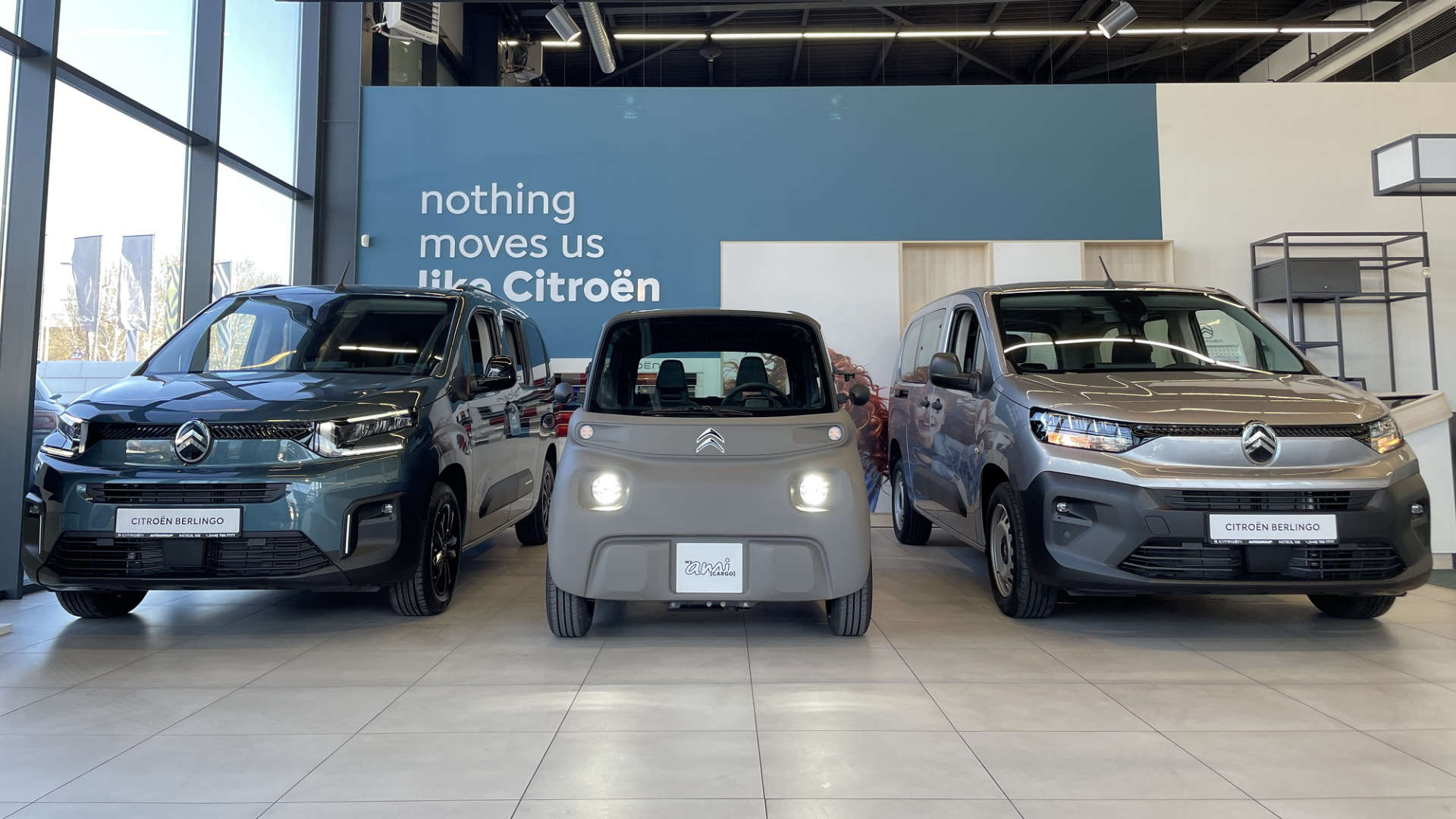 Citroën Berlingo, Citroën Ami Cargo у салоні